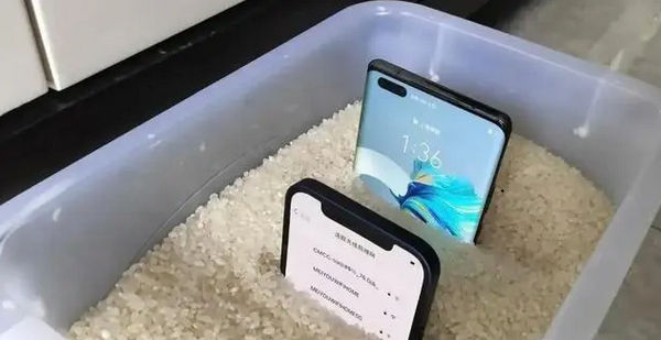 use rice to dry phone